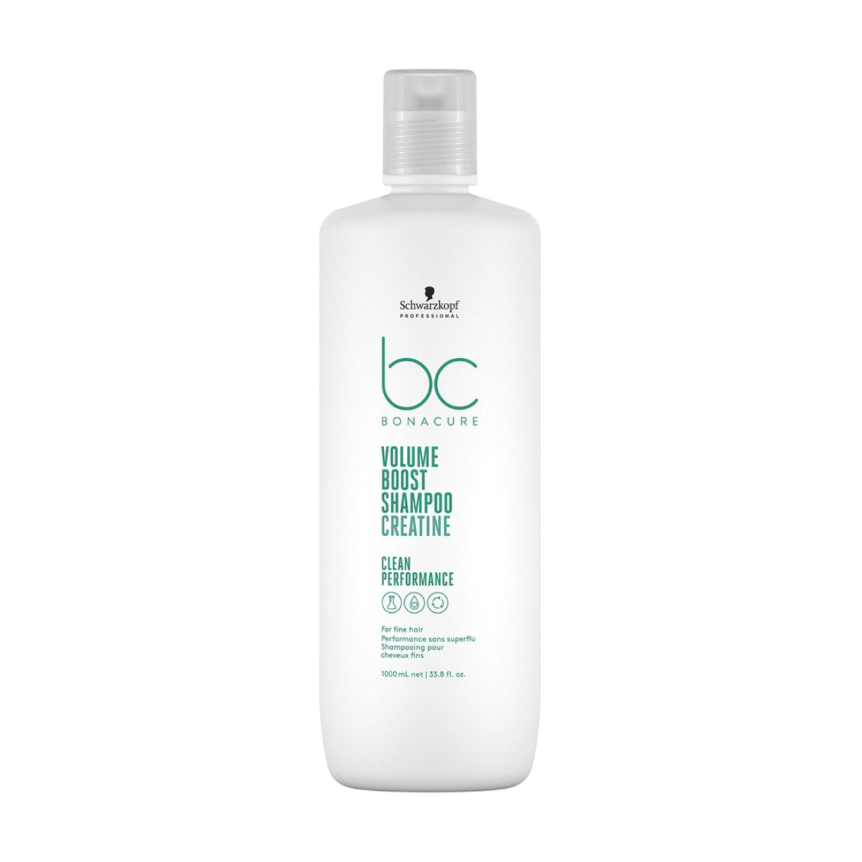 Шампунь Schwarzkopf Professional BC Bonacure Volume Boost Shampoo Creatine для об'єму тонкого волосся, 1 л